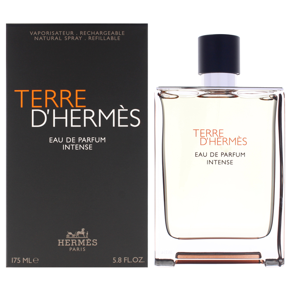 Terre DHermes Intense by Hermes for Men - 5.8 oz EDP Spray (Refillable)